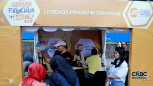 Potret LPS Hadir di Bazar UMKM, Sambut Lampung Financial Festival