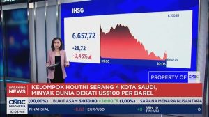 Video: Houthi Serang 4 Kota Saudi – Rupiah Menguat ke Rp17.560 per USD