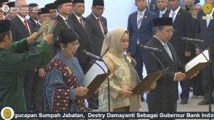 Gubernur BI Destry Resmi Dilantik, Ini Harapan Para Bankir